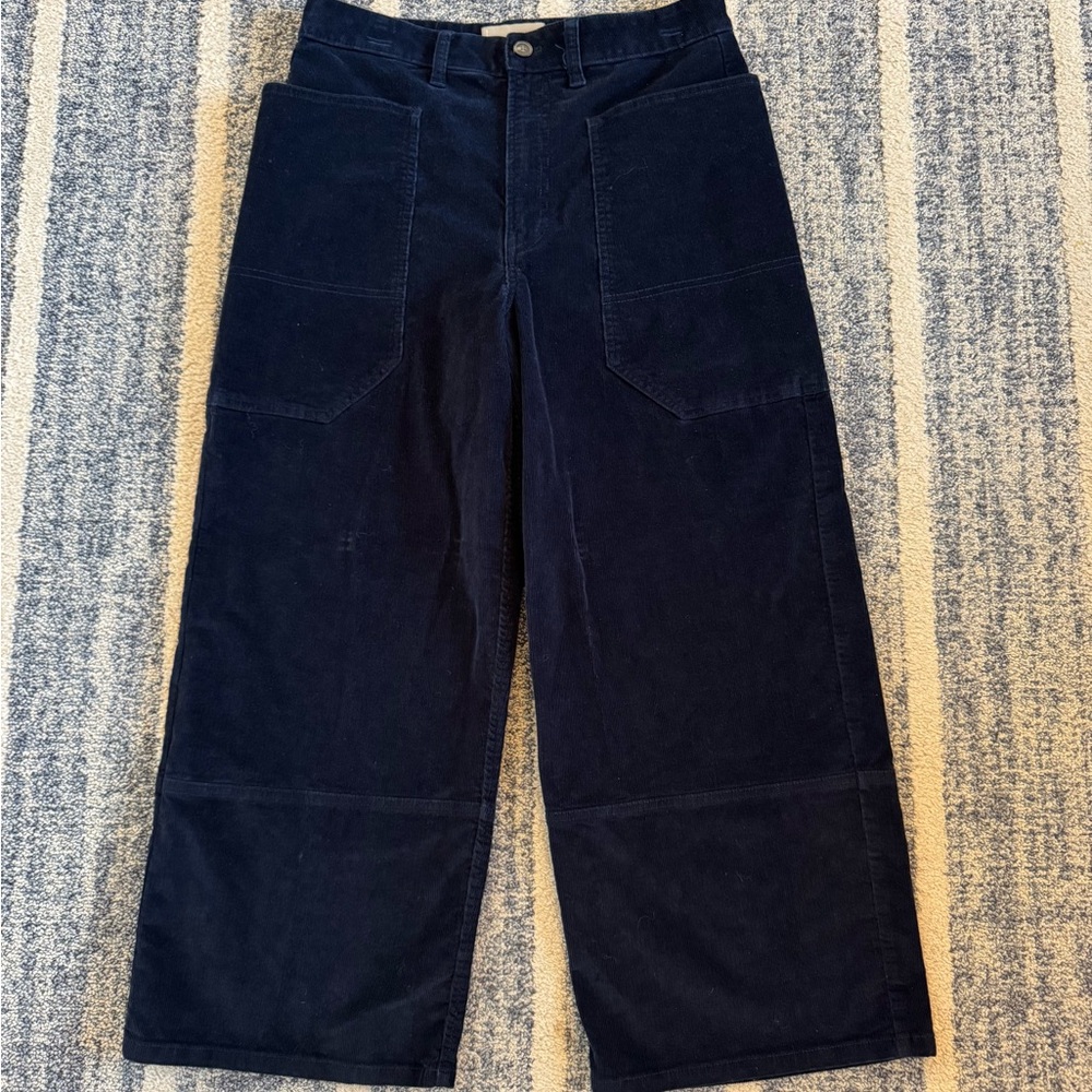 Everlane Navy Corduroy Gardening Pants sz10